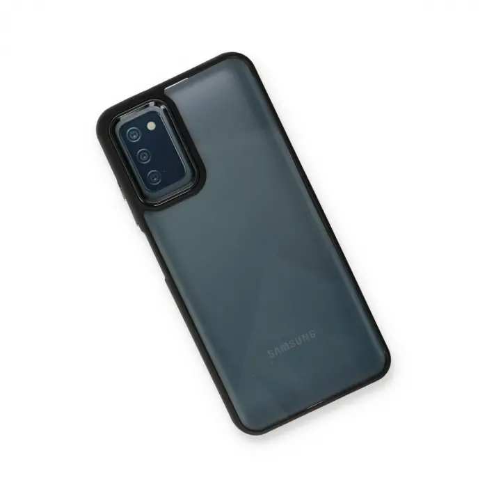 Galaxy A03s Kılıf Dora Kapak - Siyah