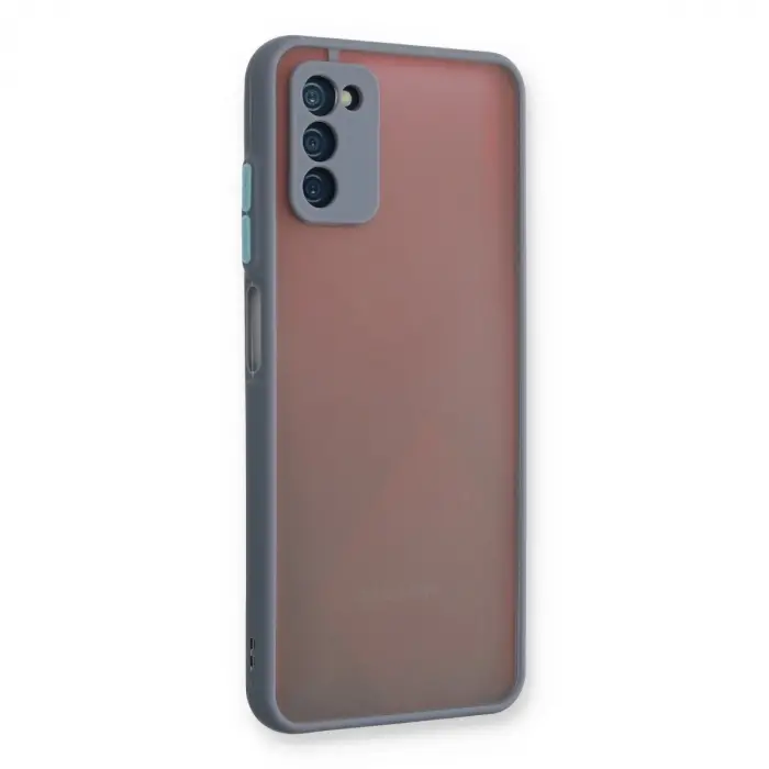 Galaxy A03s Kılıf Montreal  Kapak - Gri
