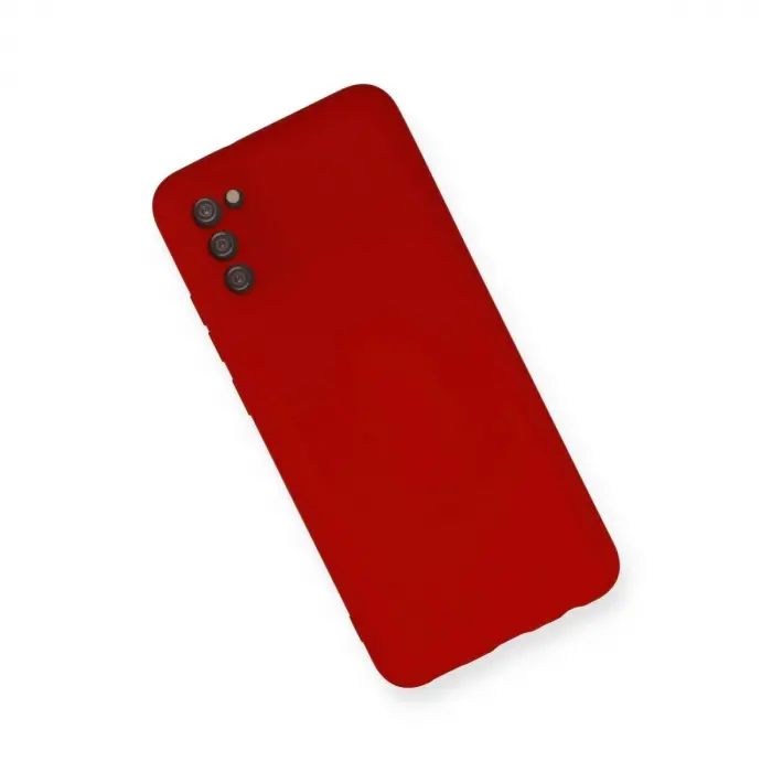 Galaxy A03s Kılıf Nano İçi Kadife  - Kırmızı