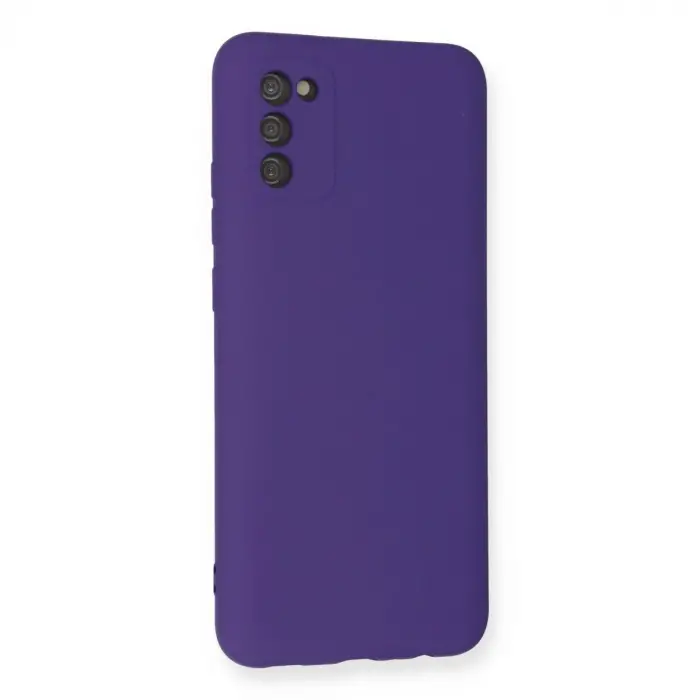 Galaxy A03s Kılıf Nano İçi Kadife  - Mor