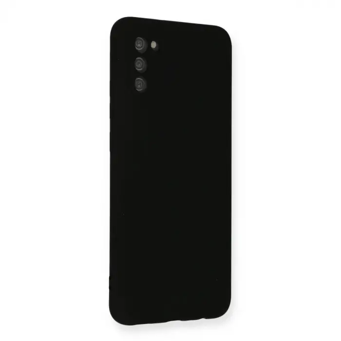 Galaxy A03s Kılıf Nano İçi Kadife  - Siyah