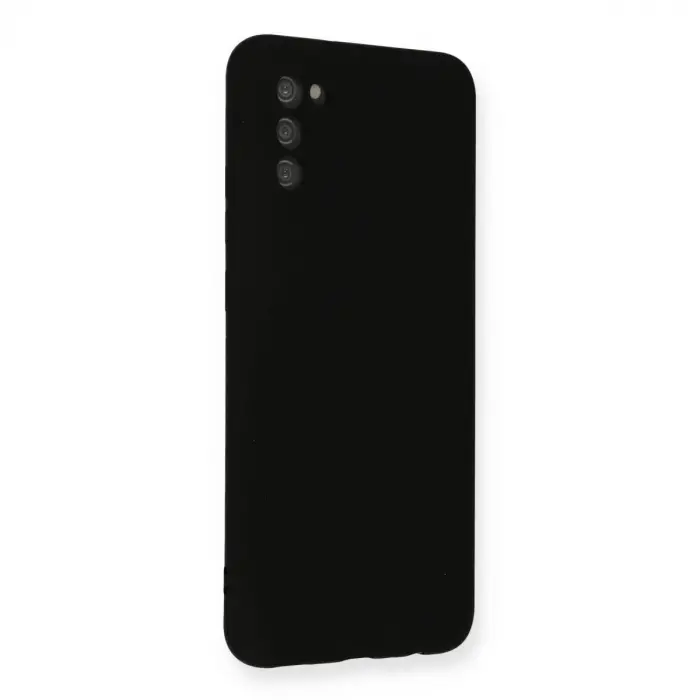 Galaxy A03s Kılıf Nano İçi Kadife  - Siyah