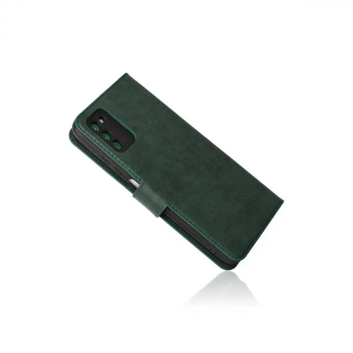 Galaxy A03s Kılıf Trend S Plus Kapaklı Kılıf - Yeşil