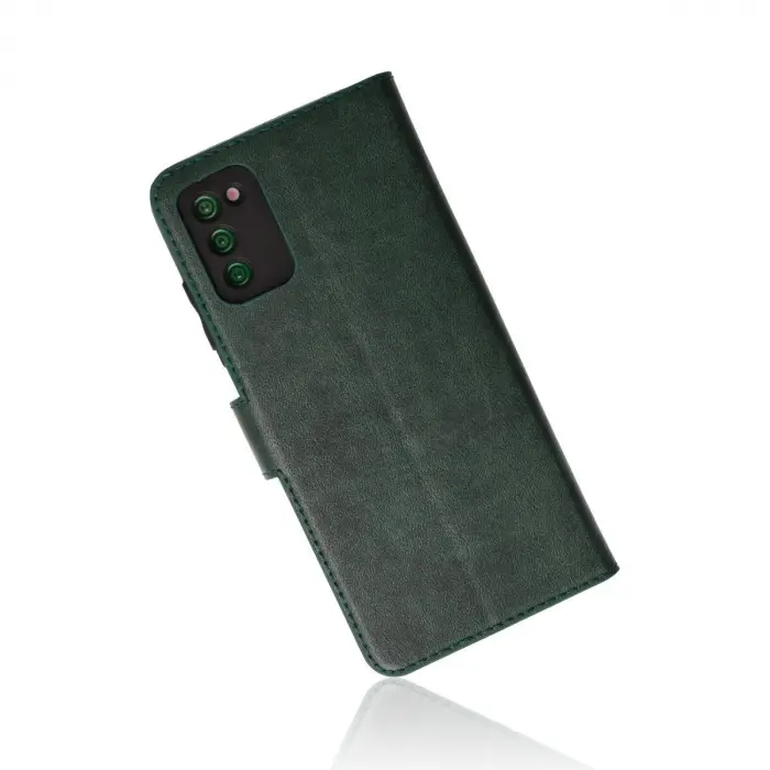 Galaxy A03s Kılıf Trend S Plus Kapaklı Kılıf - Yeşil