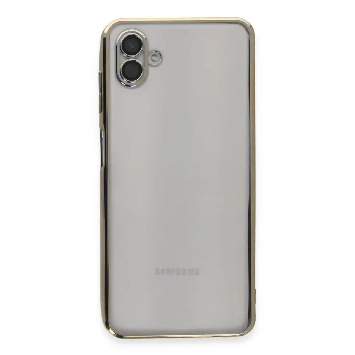 Galaxy A04 Kılıf  Lensli  - Gold