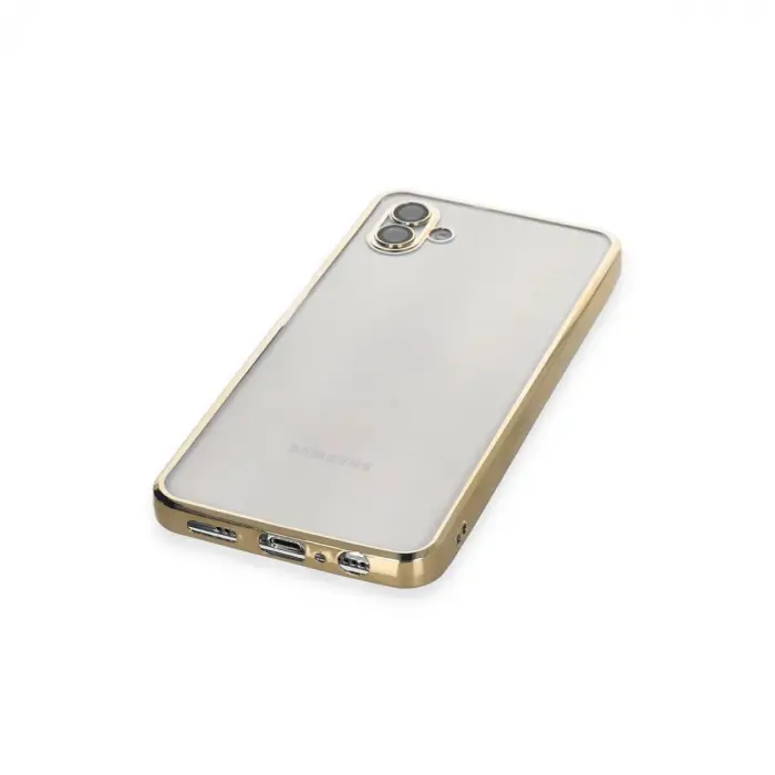 Galaxy A04 Kılıf  Lensli  - Gold