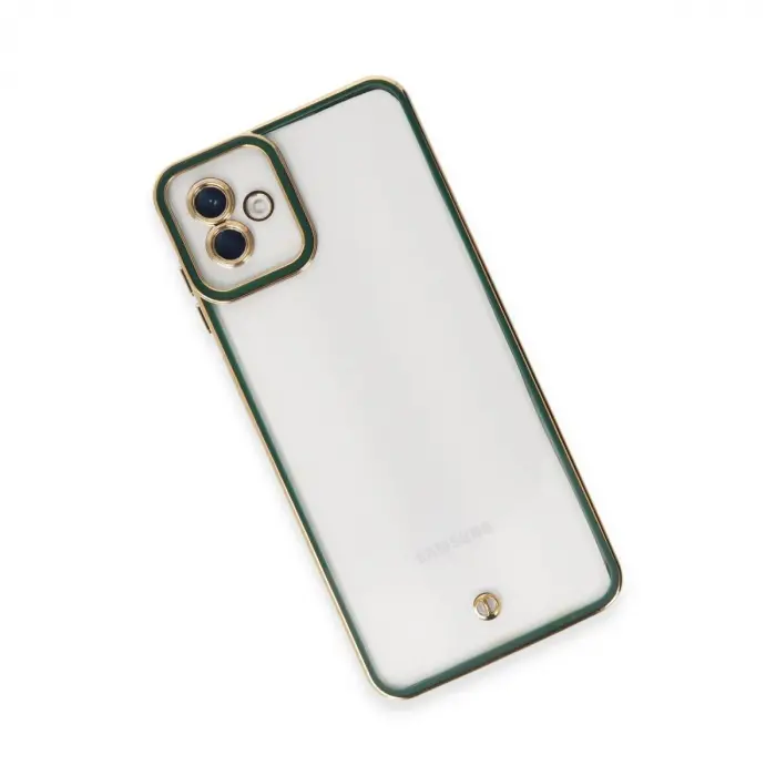 Galaxy A04 Kılıf Liva Lens  - Yeşil