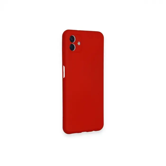 Galaxy A04 Kılıf Nano İçi Kadife  - Kırmızı