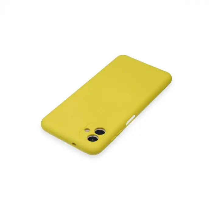 Galaxy A04 Kılıf Nano İçi Kadife  - Sarı