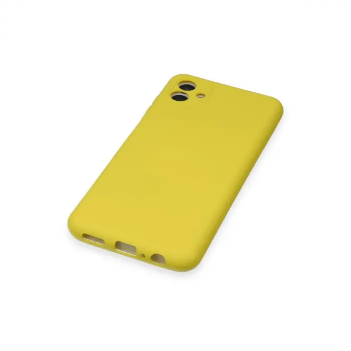 Galaxy A04 Kılıf Nano İçi Kadife  - Sarı