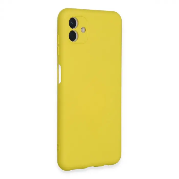 Galaxy A04e Kılıf Nano İçi Kadife  - Sarı