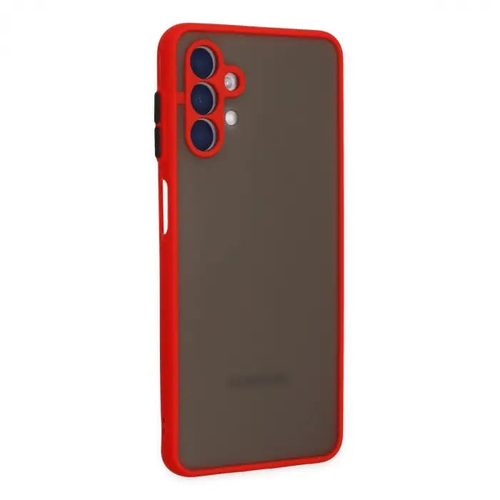 Galaxy A04s Kılıf Montreal  Kapak - Kırmızı