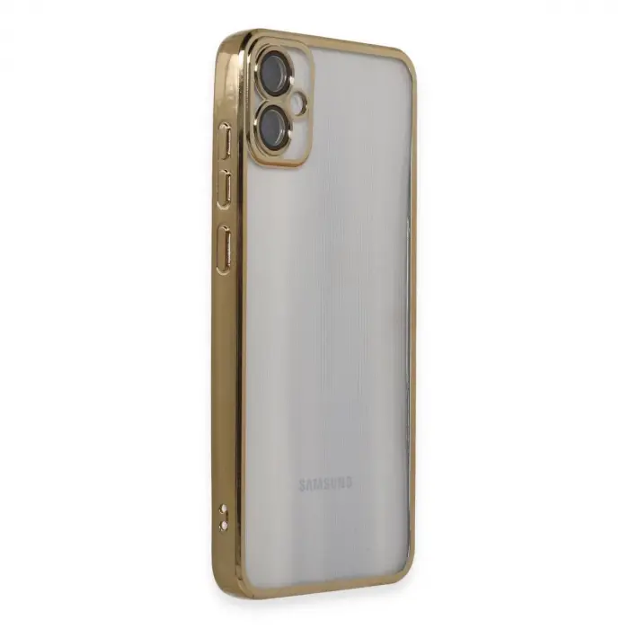 Galaxy A05 Kılıf  Lensli  - Gold