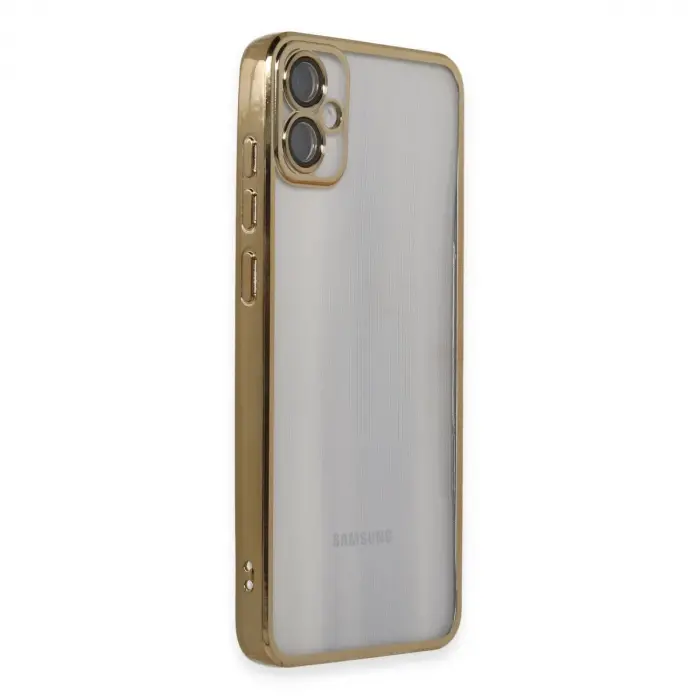 Galaxy A05 Kılıf  Lensli  - Gold