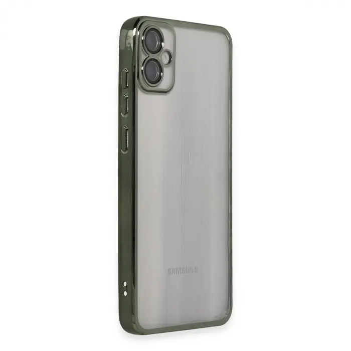 Galaxy A05 Kılıf  Lensli  - Yeşil