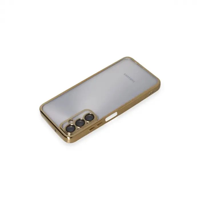 Galaxy A05s Kılıf  Lensli  - Gold