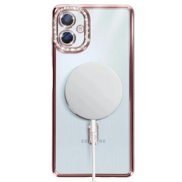 Galaxy A06 Joke Simli Magneticsafe Kılıf - Pembe