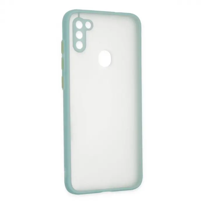 Galaxy A11 Kılıf Montreal  Kapak - Turkuaz