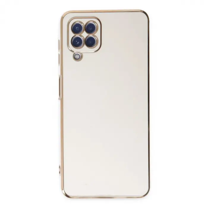 Galaxy A12 Kılıf Volet  - Beyaz