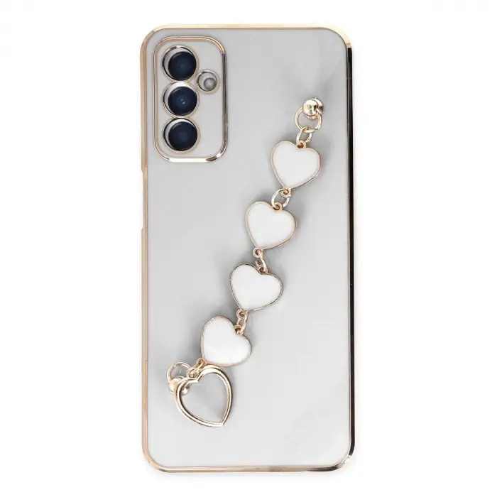 Galaxy A14 4g Kılıf Esila  - Beyaz