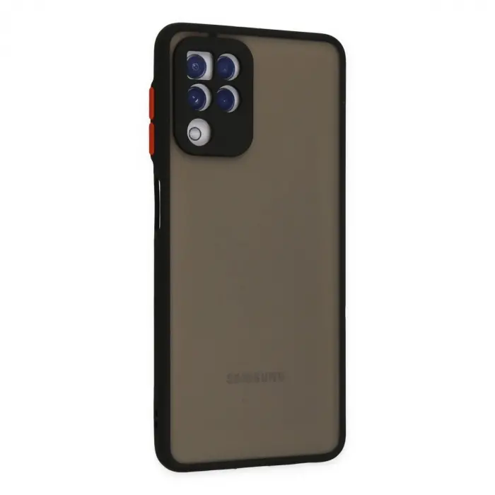 Galaxy A22 Kılıf Montreal  Kapak - Siyah