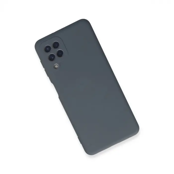 Galaxy A22 Kılıf Nano İçi Kadife  - Gri