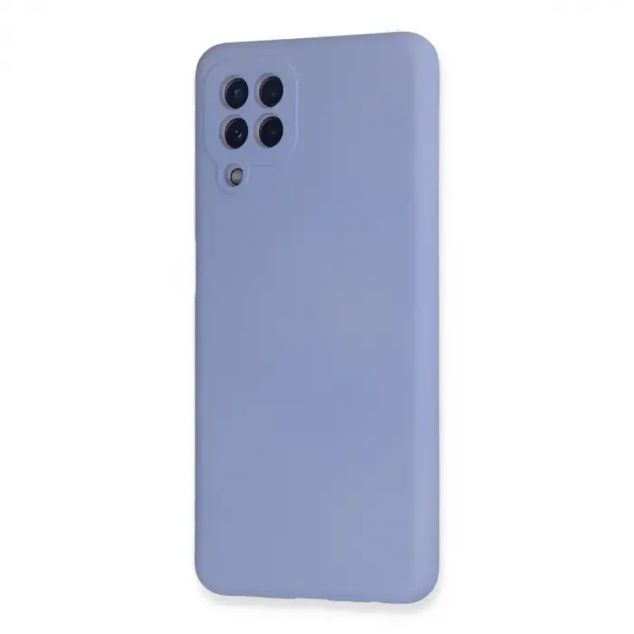 Galaxy A22 Kılıf Nano İçi Kadife  - Lila