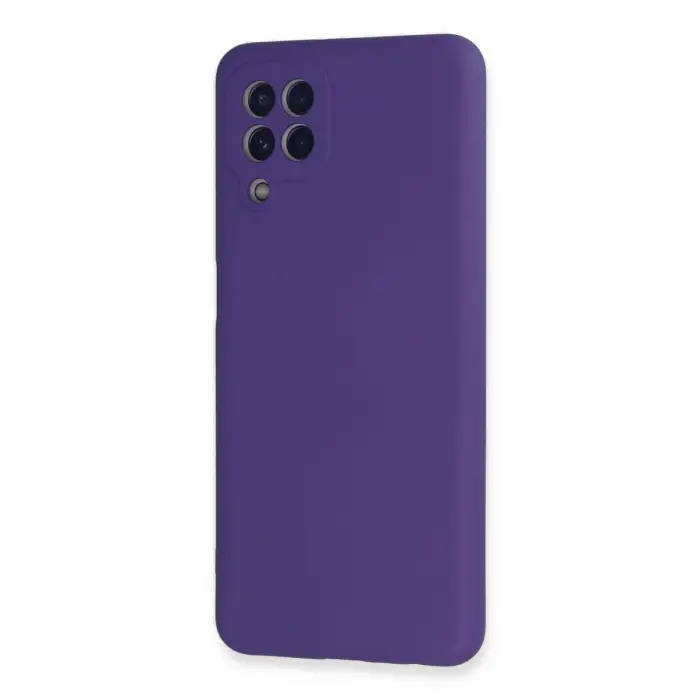 Galaxy A22 Kılıf Nano İçi Kadife  - Mor