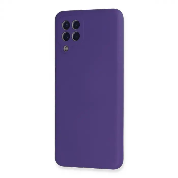 Galaxy A22 Kılıf Nano İçi Kadife  - Mor