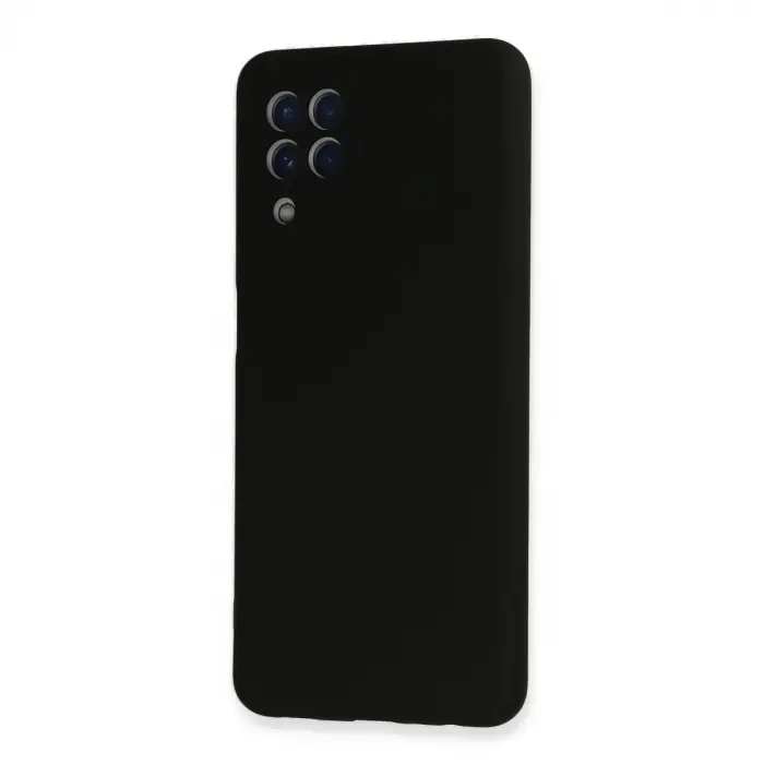 Galaxy A22 Kılıf Nano İçi Kadife  - Siyah