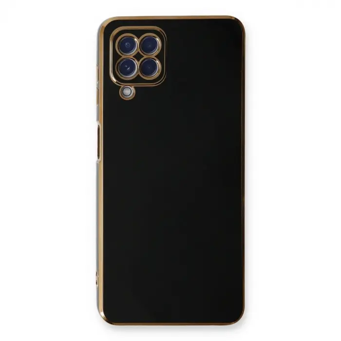 Galaxy A22 Kılıf Volet  - Siyah