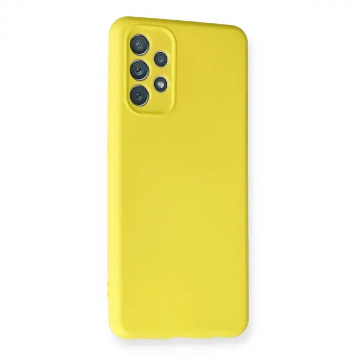 Galaxy A32 Kılıf Nano İçi Kadife  - Sarı
