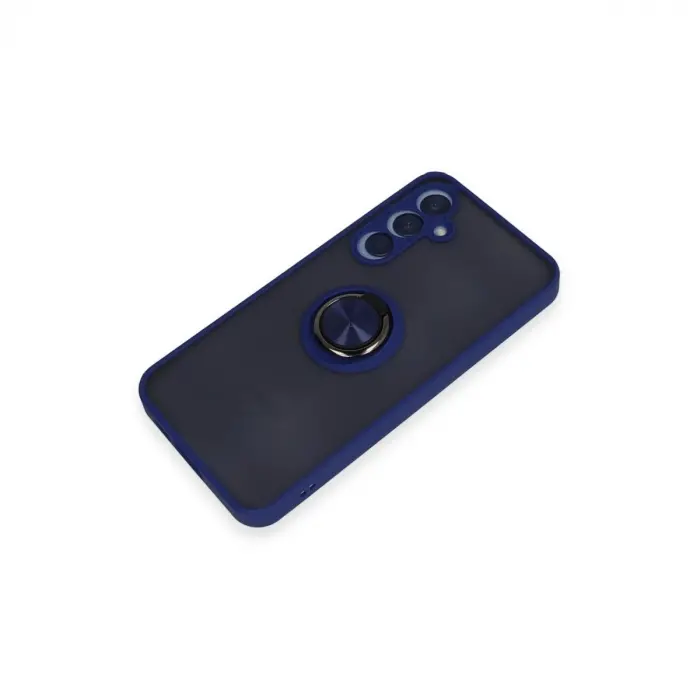 Galaxy A35 5g Kılıf Montreal Yüzüklü  Kapak - Lacivert