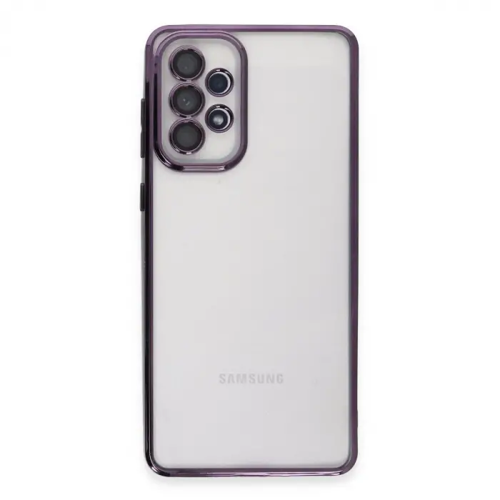 Galaxy A53 5g Kılıf  Lensli  - Mor