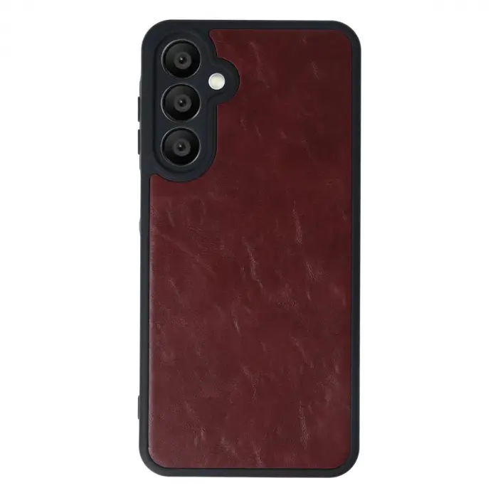 Galaxy A55 5g Kılıf Aras Deri Kapak - Bordo