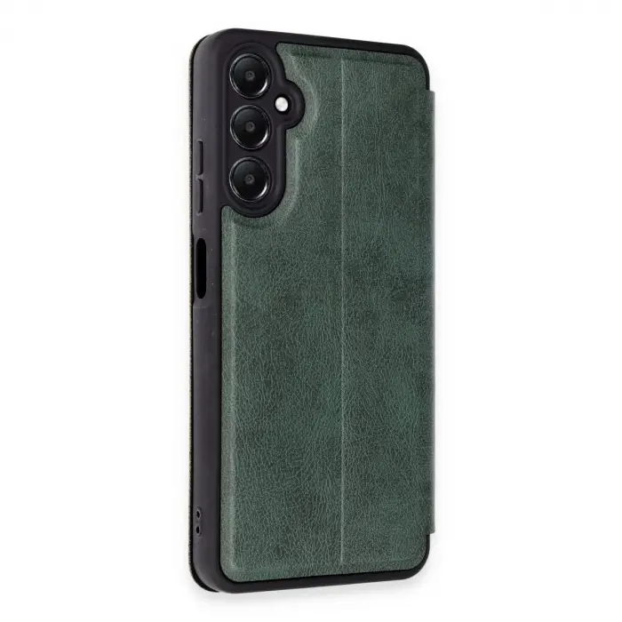 Galaxy A55 5g Kılıf Flip Cover - Koyu Yeşil