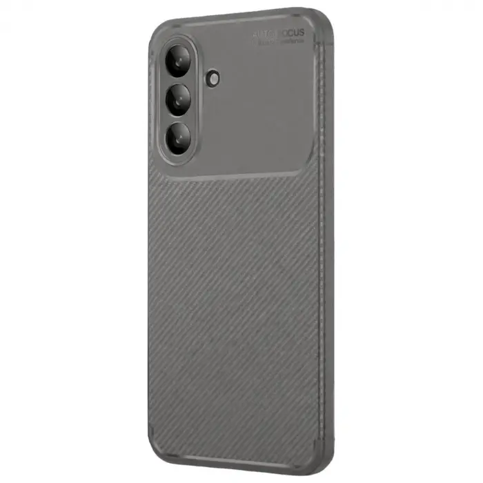 Galaxy A56 Kılıf Auto Fus Karbon Kapak - Gri