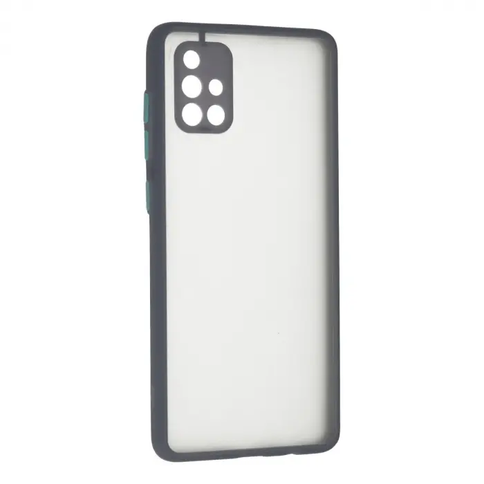 Galaxy A71 Kılıf Montreal  Kapak - Gri