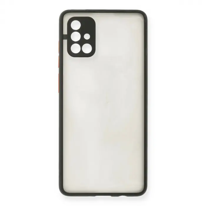 Galaxy A71 Kılıf Montreal  Kapak - Siyah