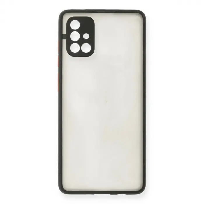 Galaxy A71 Kılıf Montreal  Kapak - Siyah