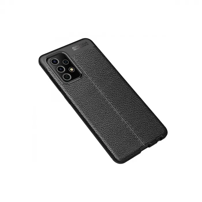 Galaxy A72 Kılıf Auto Fus Kapak - Siyah