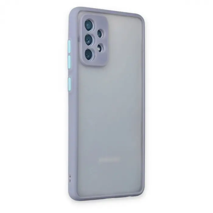 Galaxy A72 Kılıf Montreal  Kapak - Gri