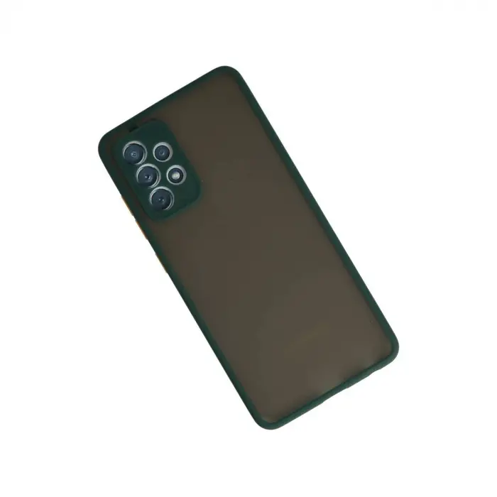 Galaxy A72 Kılıf Montreal  Kapak - Koyu Yeşil