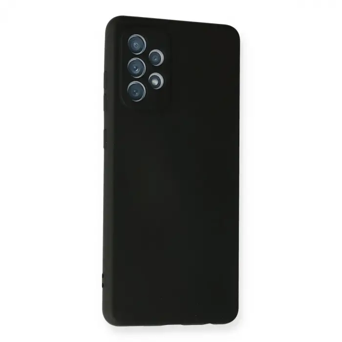 Galaxy A72 Kılıf Nano İçi Kadife  - Siyah