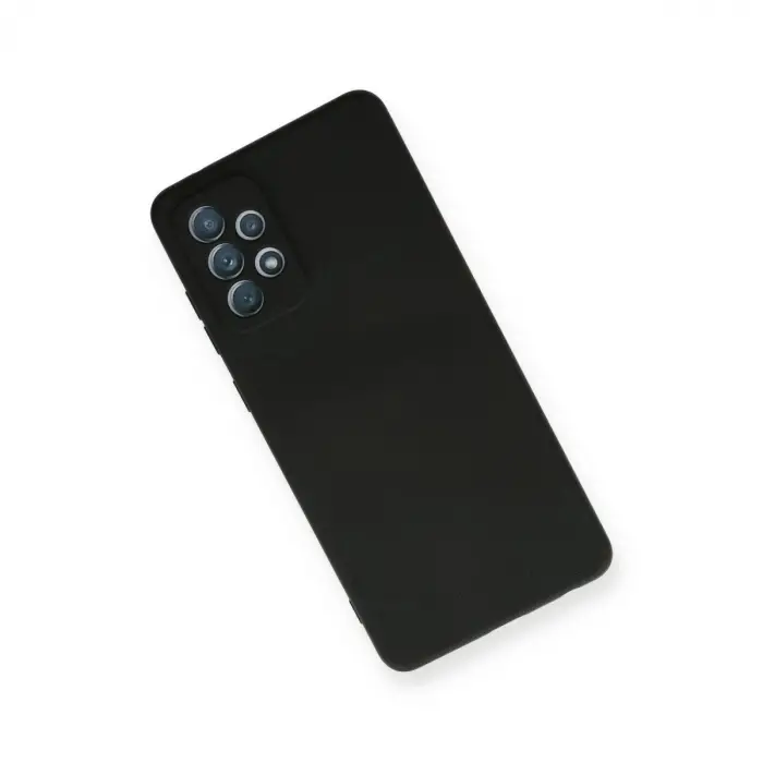 Galaxy A72 Kılıf Nano İçi Kadife  - Siyah