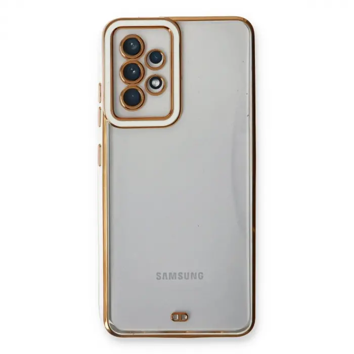 Galaxy A73 5g Kılıf Liva Lens  - Beyaz