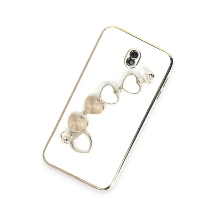 Galaxy J7 Pro / J730 Kılıf Esila  - Beyaz