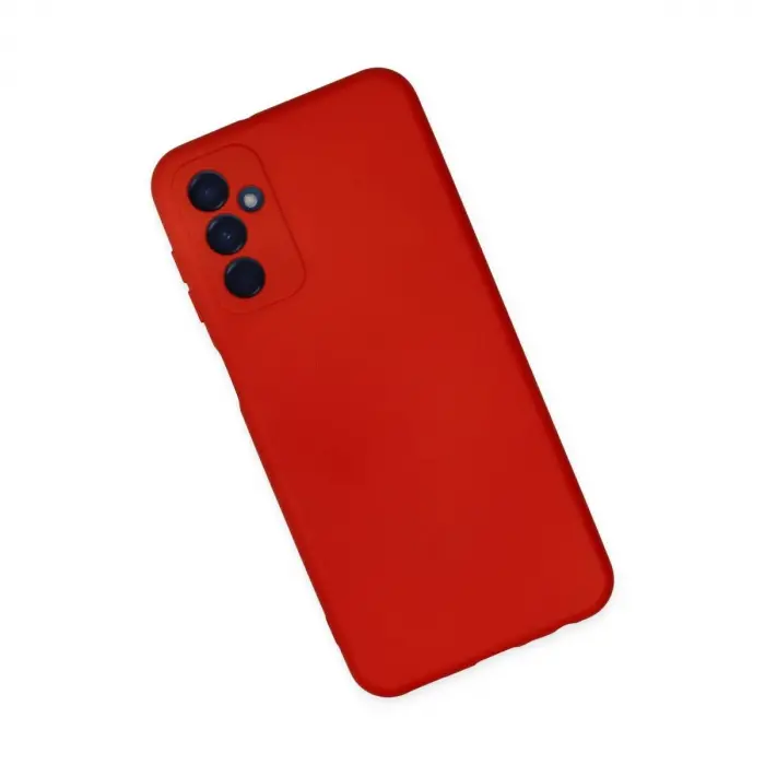 Galaxy M23 Kılıf Nano İçi Kadife  - Kırmızı