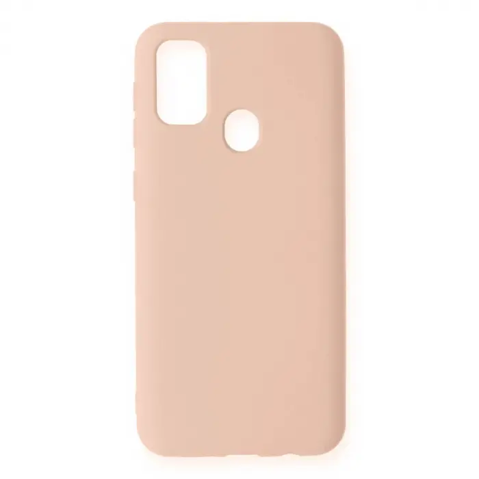 Galaxy M31 Kılıf Nano İçi Kadife  - Pudra