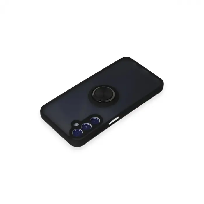 Galaxy M34 5g Kılıf Montreal Yüzüklü  Kapak - Siyah